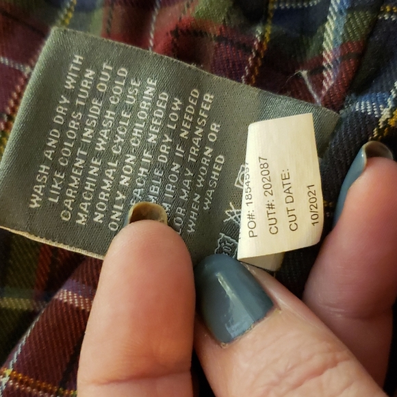 NWT Denim Jacket Sherpa Collar & Plaid Lined - Picture 15 of 16